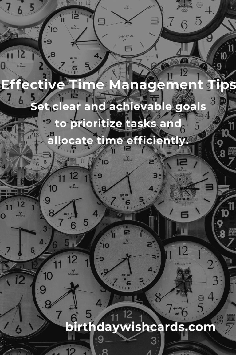 5 Effective Tips for Mastering Time Management
