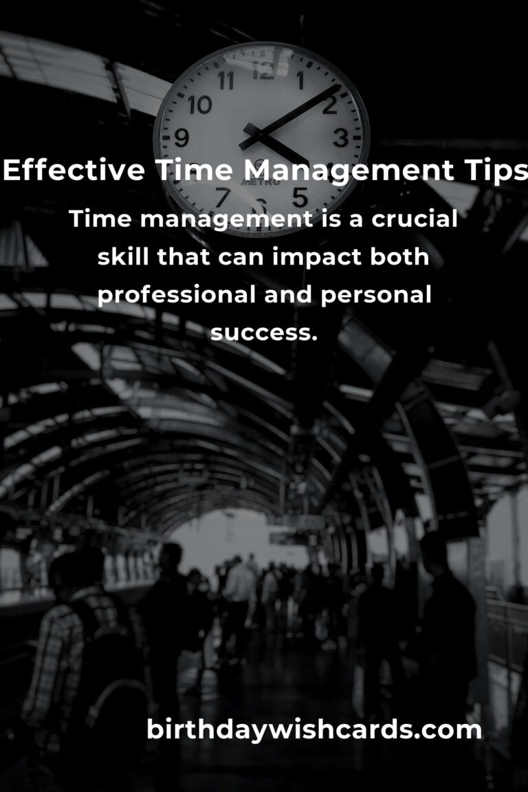 5 Effective Tips for Mastering Time Management