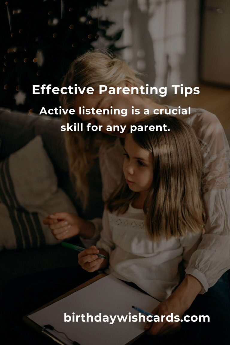 5 Effective Tips for Parenting Advice Techniques