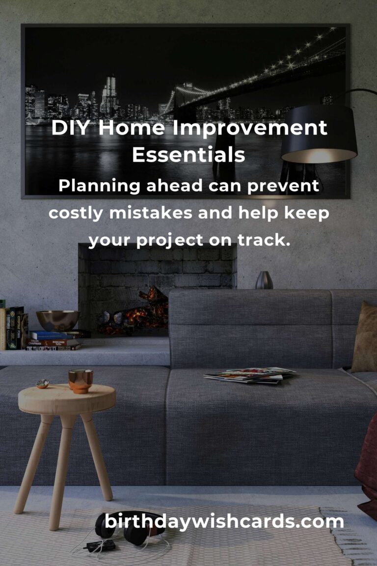 5 Essential DIY Home Improvement Tips for Beginners