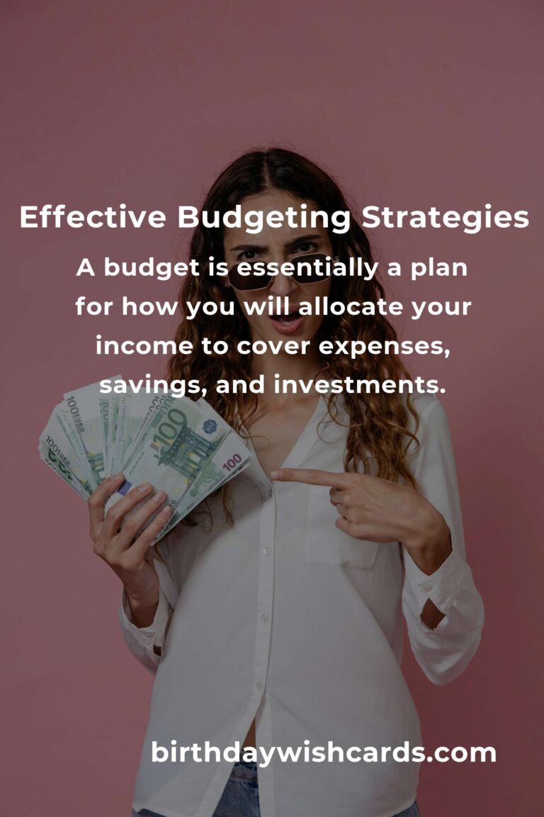 5 Essential Tips for Mastering Budgeting Techniques