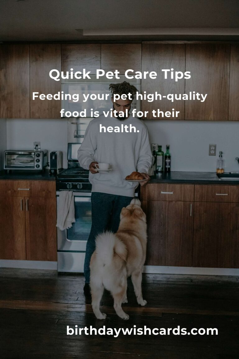 5 Essential Tips for Quick and Efficient Pet Care