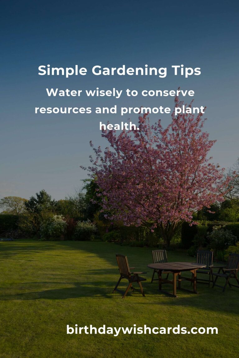 5 Essential Tips for Simple Gardening