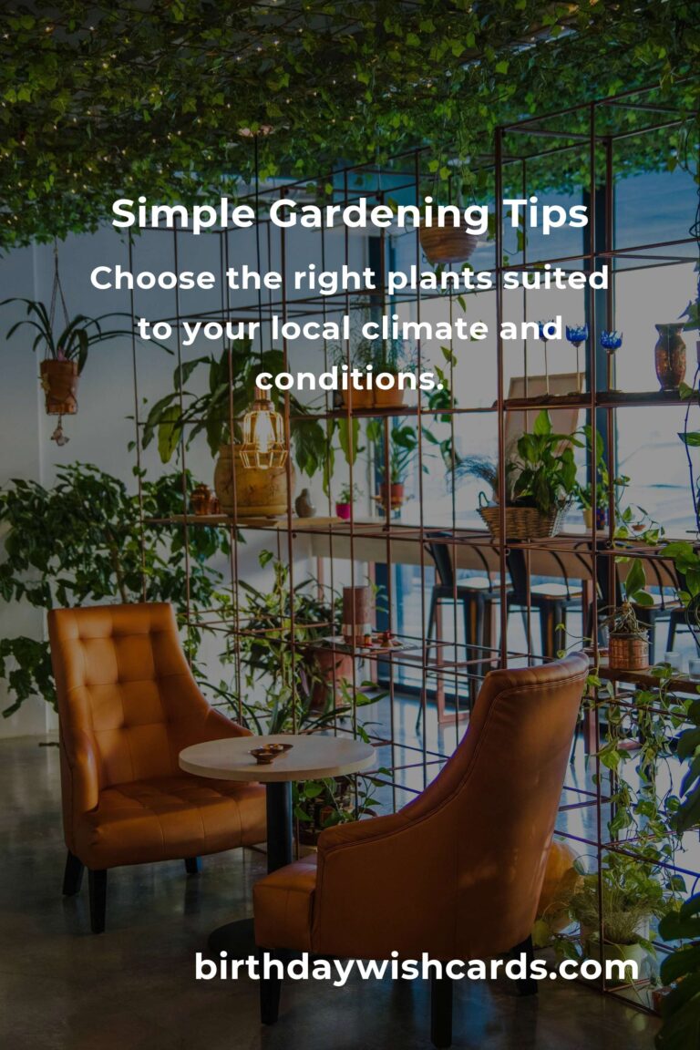5 Essential Tips for Simple Gardening