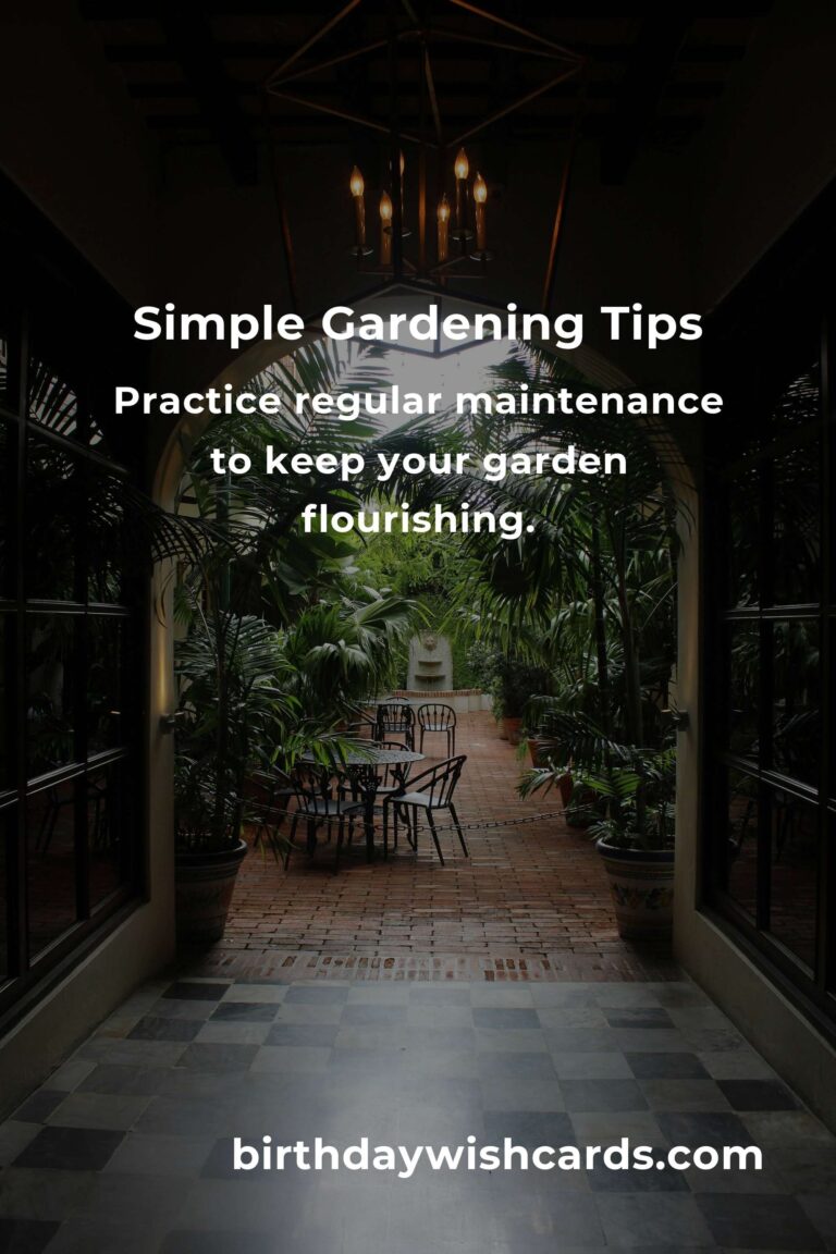 5 Essential Tips for Simple Gardening