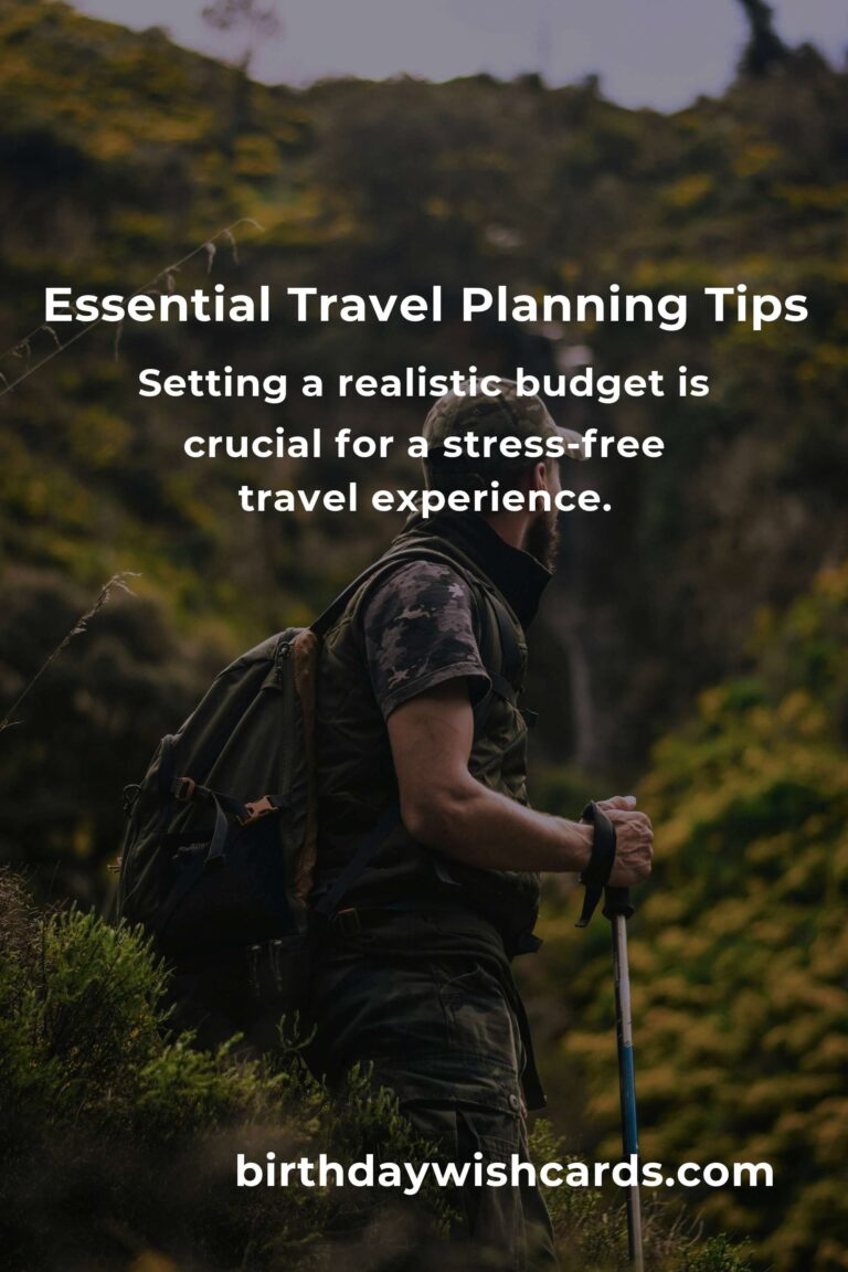5 Essential Tips for Travel Planning