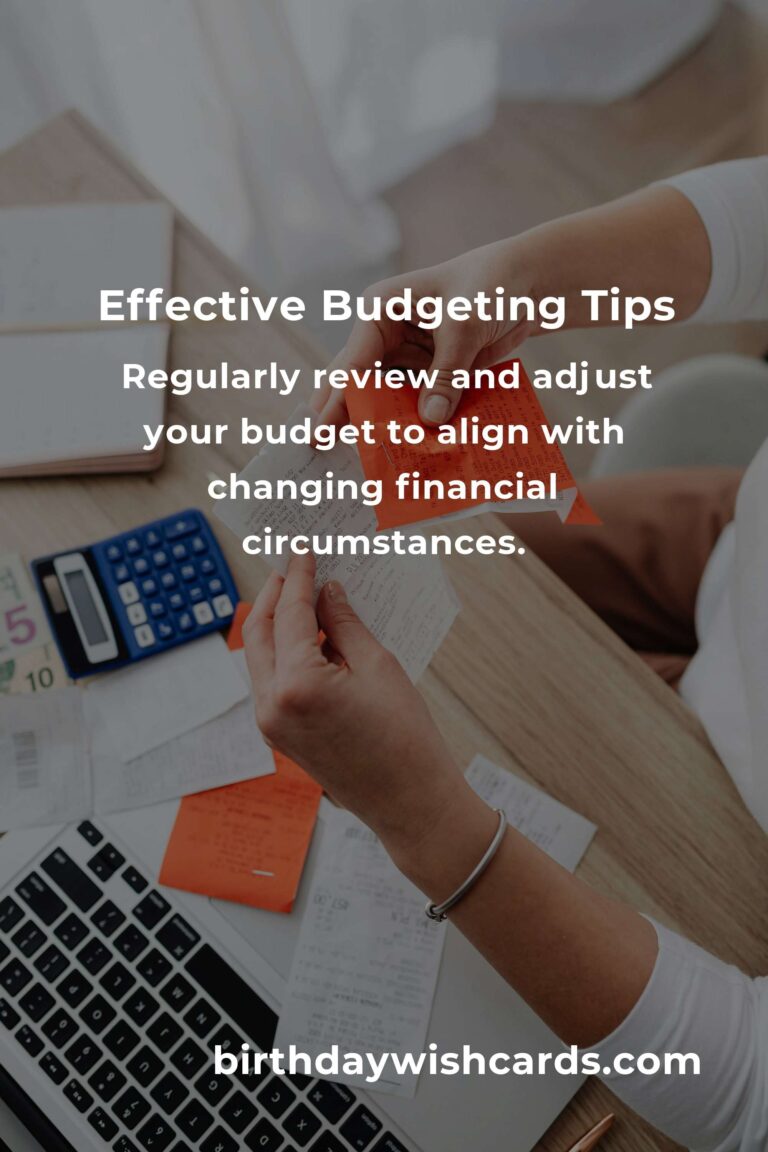5 Proven Tips for Effective Budgeting