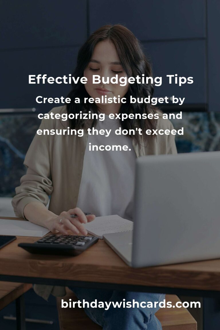 5 Proven Tips for Effective Budgeting