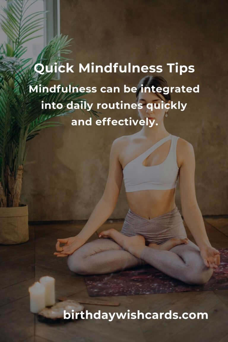 5 Tips for Quick Mindfulness: Enhance Your Well-Being Instantly