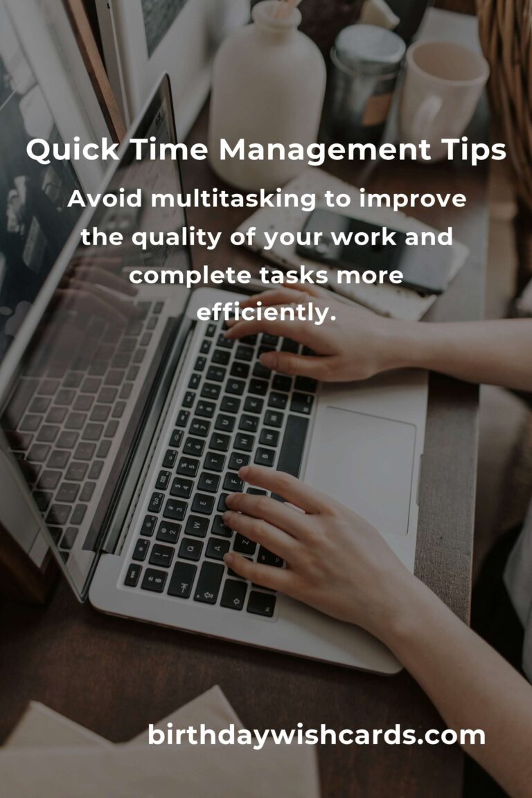 5 Tips for Quick Time Management: Boost Productivity Effortlessly