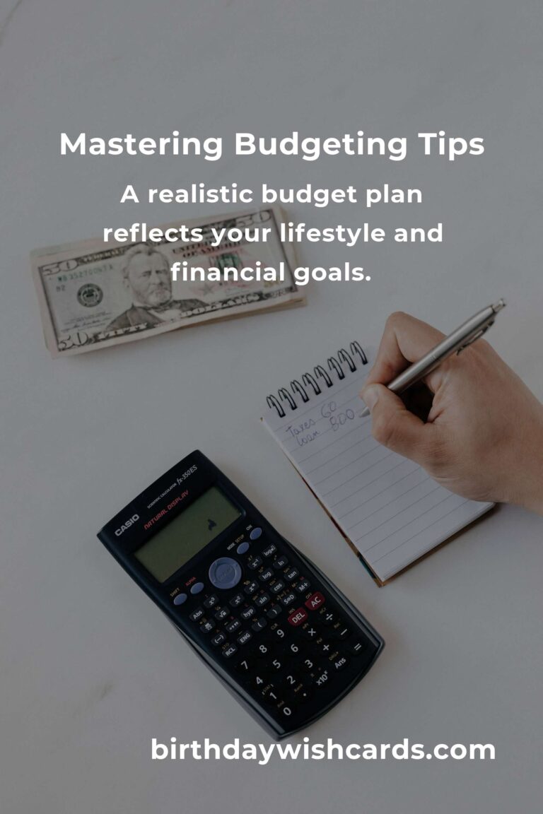 6 Essential Tips for Mastering Budgeting Fundamentals