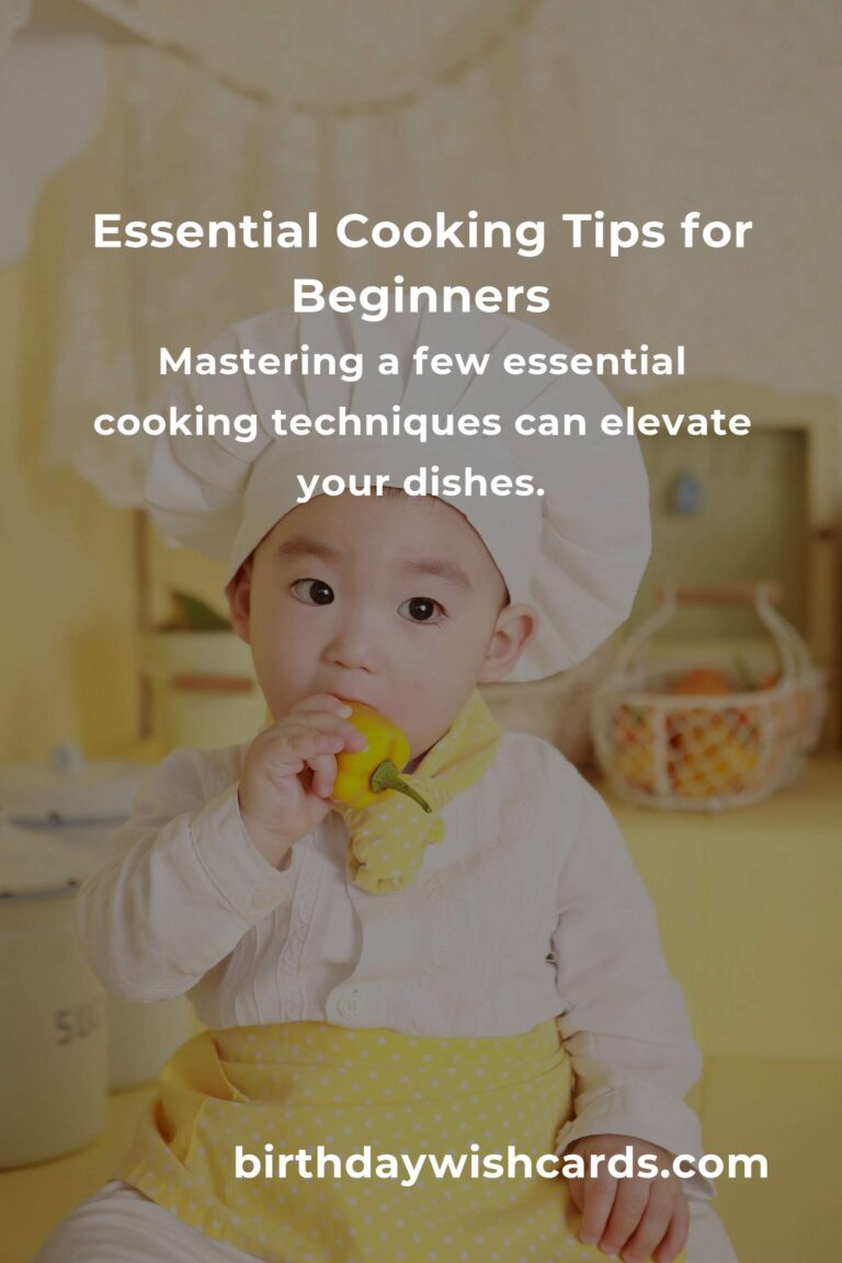 6 Essential Tips for Mastering Simple Cooking Basics