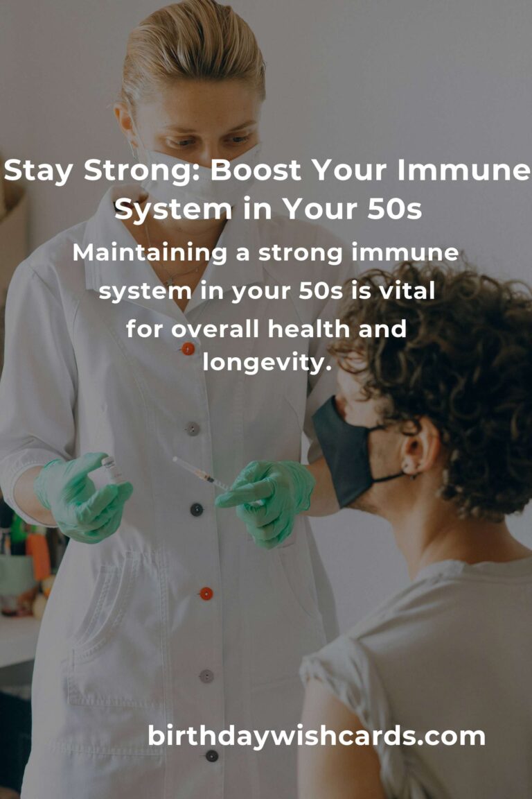 6 Essential Tips for a Stronger Immune System in Your 50s
