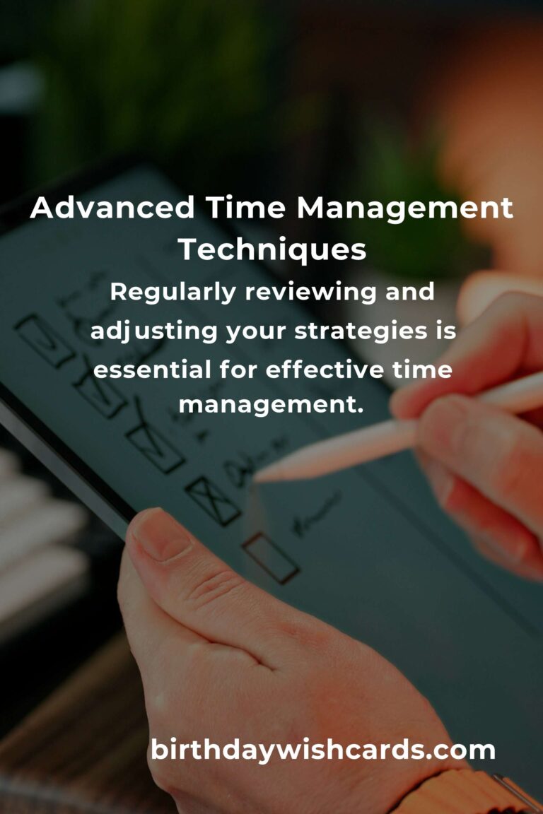 6 Expert Tips for Mastering Advanced Time Management