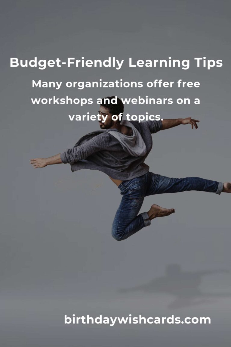 6 Tips for Budget-Friendly Learning a New Skill