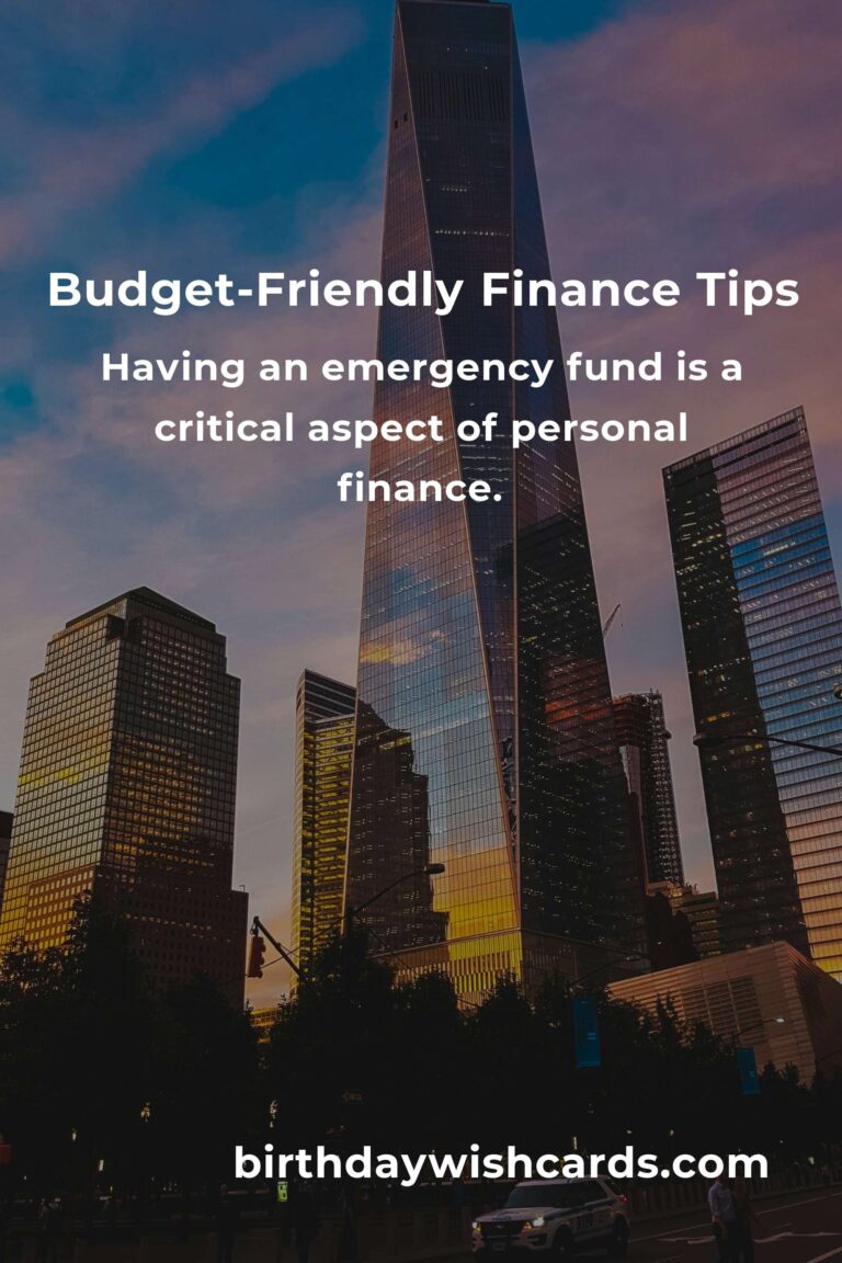 6 Tips for Budget-Friendly Personal Finance