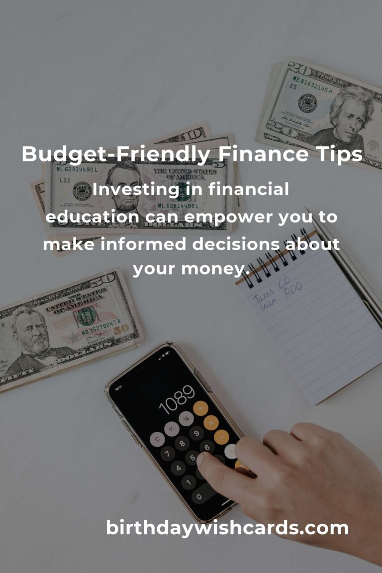 6 Tips for Budget-Friendly Personal Finance