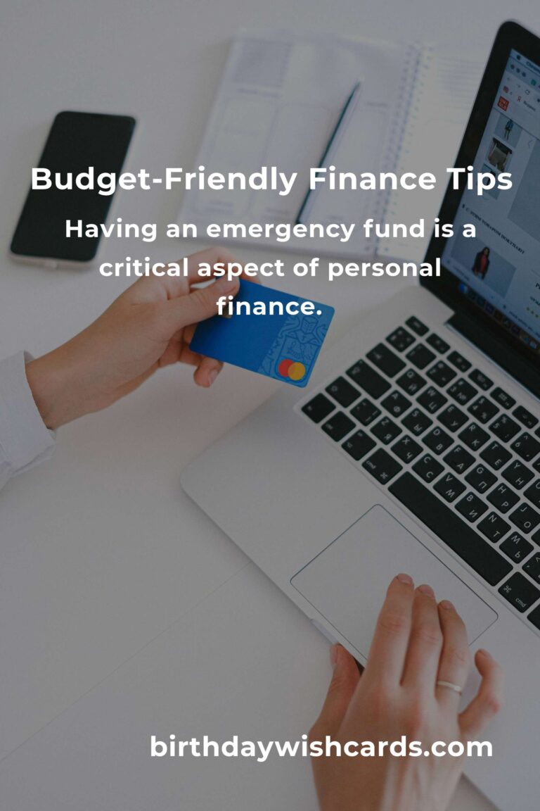 6 Tips for Budget-Friendly Personal Finance