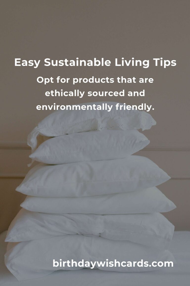 6 Tips for Easy Sustainable Living: A Guide to Greener Habits