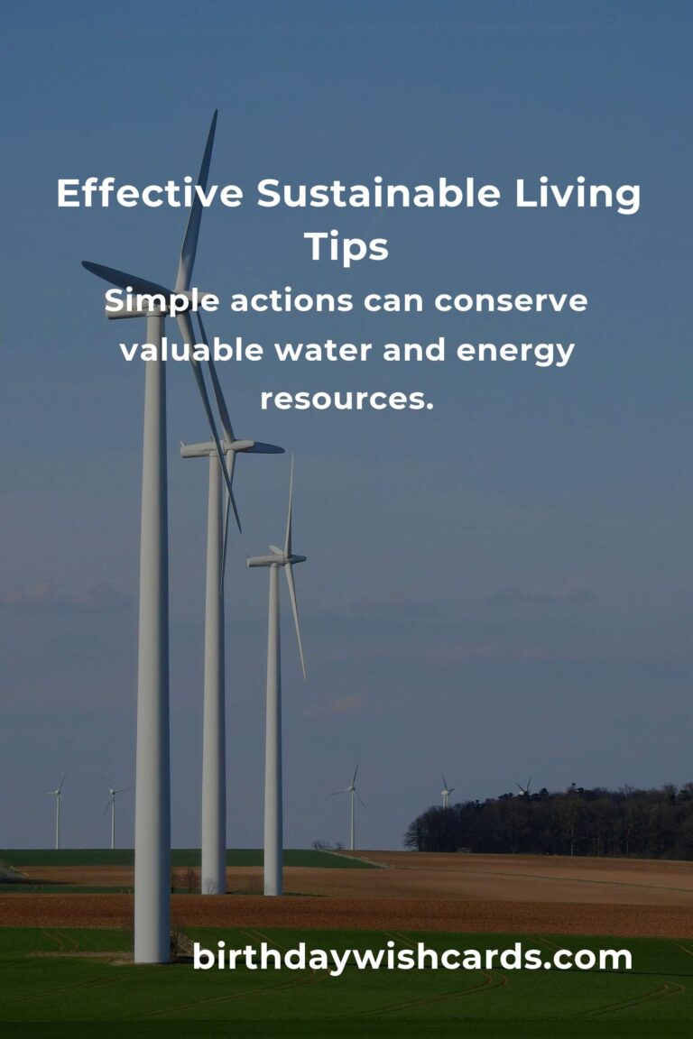 6 Tips for Effective Sustainable Living