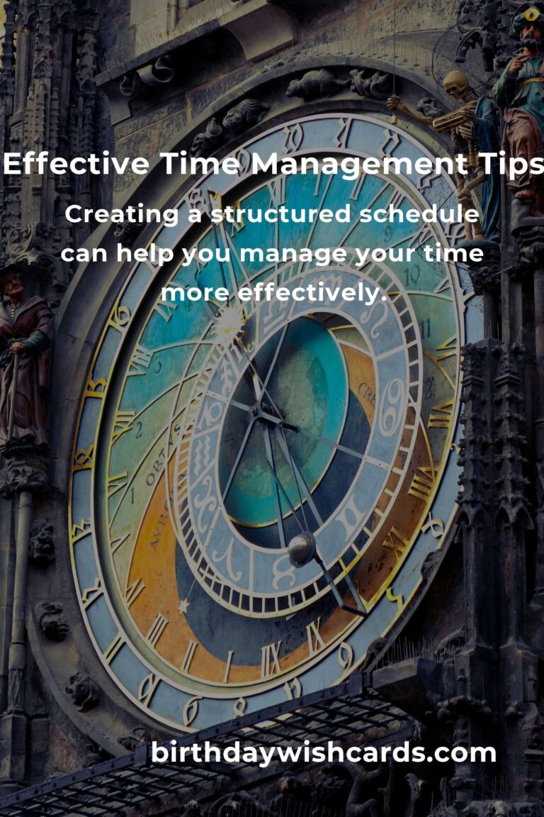 6 Tips for Effective Time Management: Maximize Productivity and Achieve Your Goals