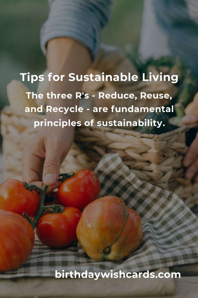 6 Tips for Sustainable Living: Transform Your Lifestyle for a Greener Future