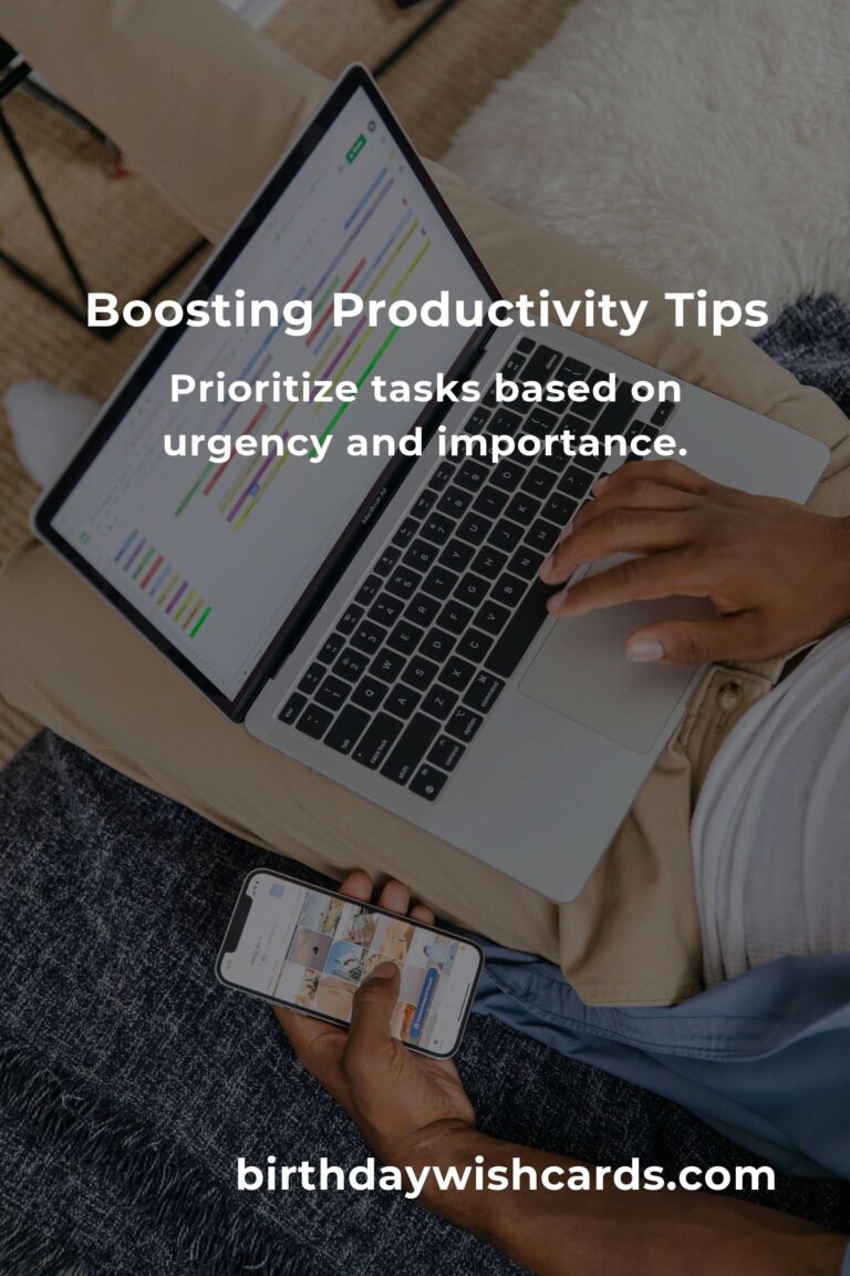 7 Essential Tips for Boosting Productivity in Your Projects
