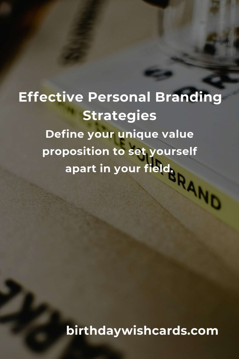 7 Essential Tips for Successful Personal Branding