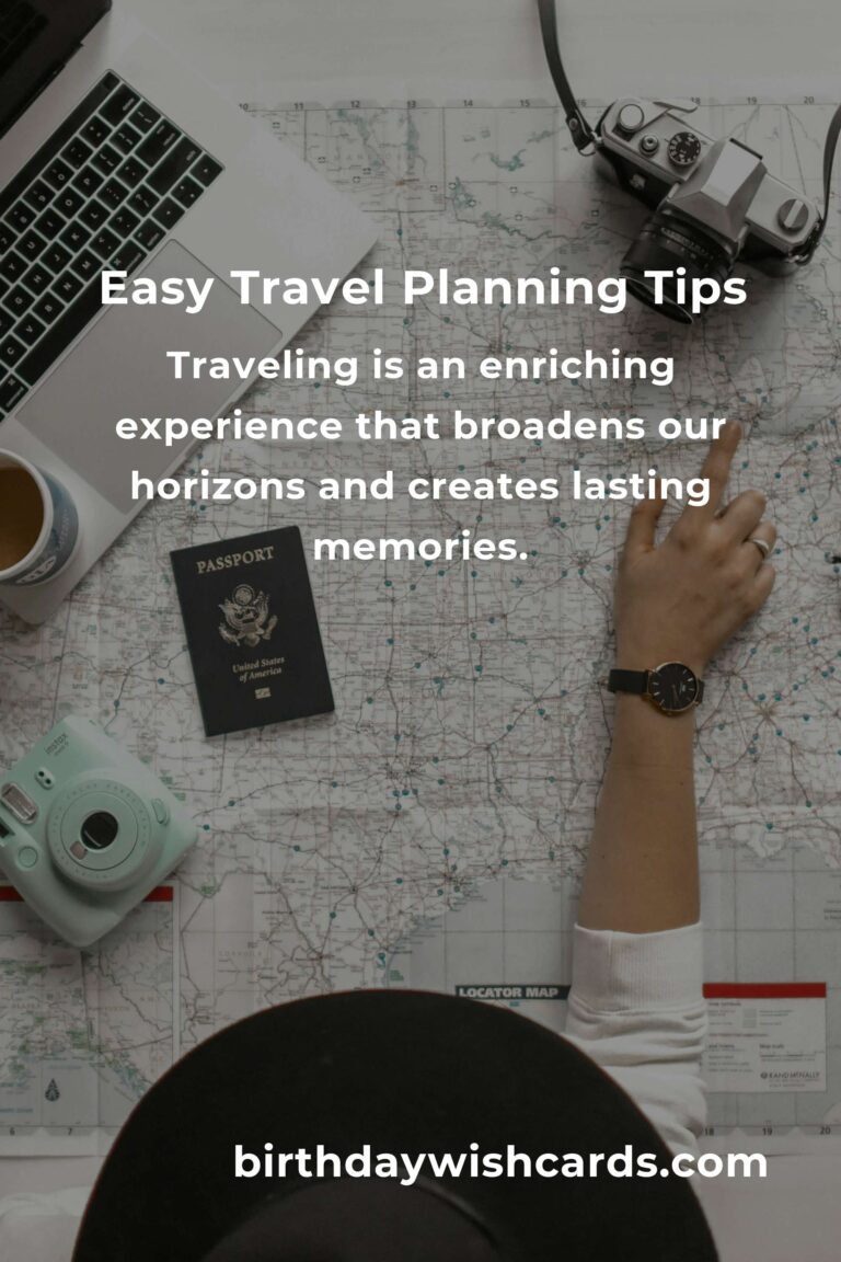 7 Expert Tips for Easy Travel Planning