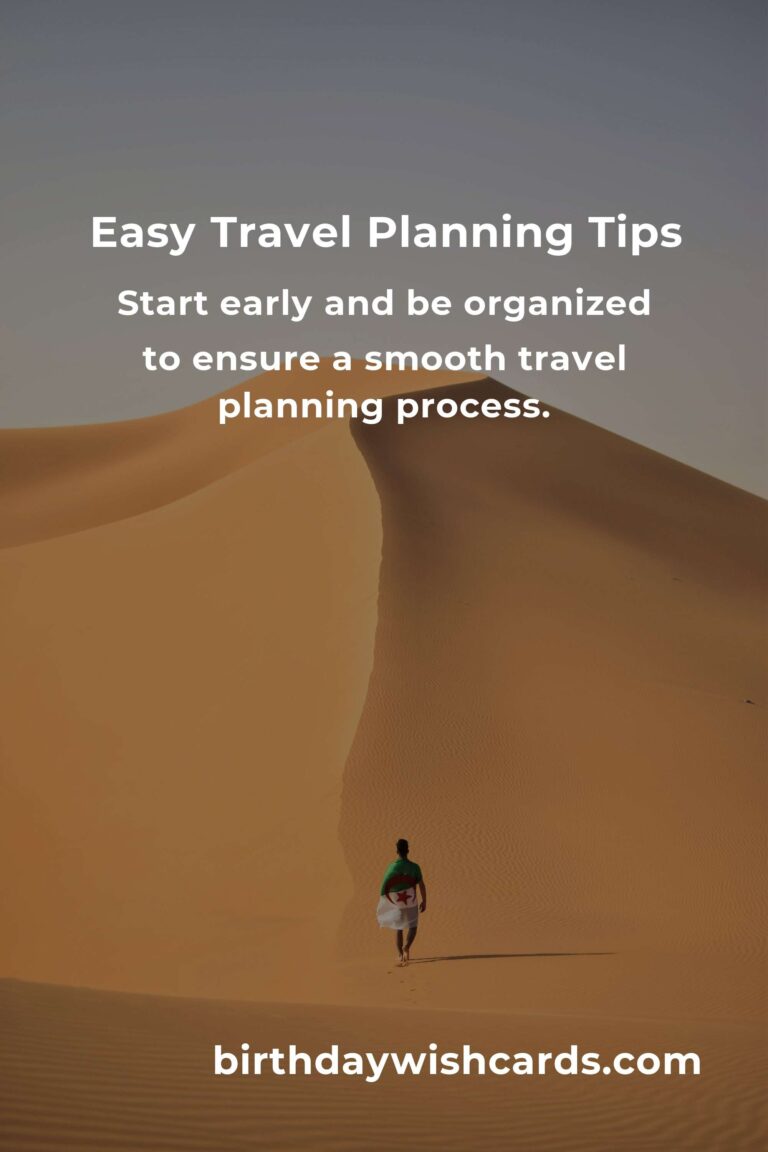 7 Expert Tips for Easy Travel Planning