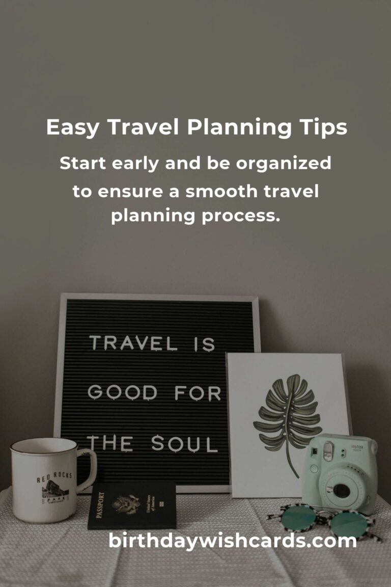 7 Expert Tips for Easy Travel Planning