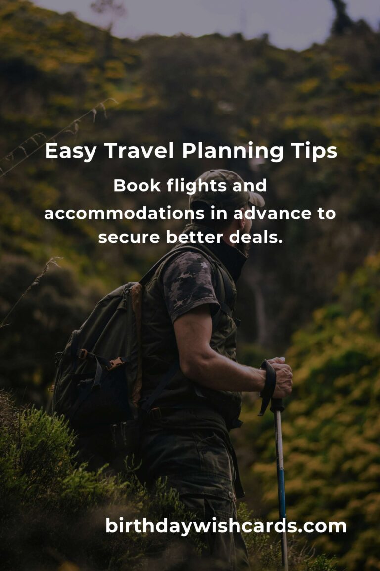 7 Expert Tips for Easy Travel Planning