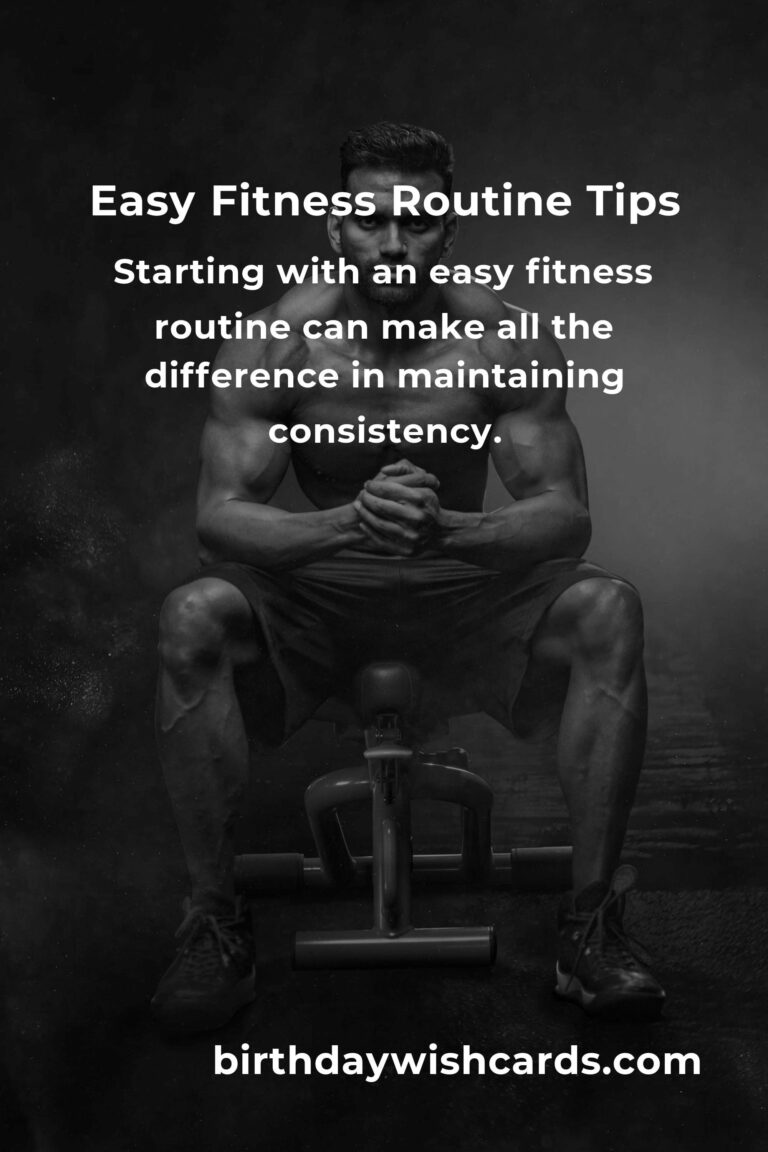 7 Tips for Easy Fitness Routines You Can Start Today