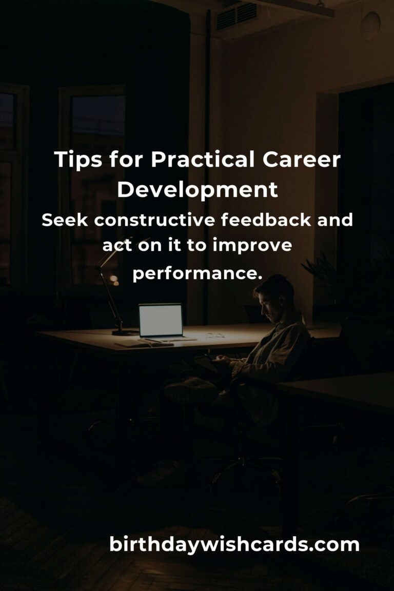 7 Tips for Practical Career Development: Boost Your Professional Growth