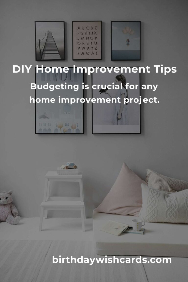 8 Effective Tips for Practical DIY Home Improvement