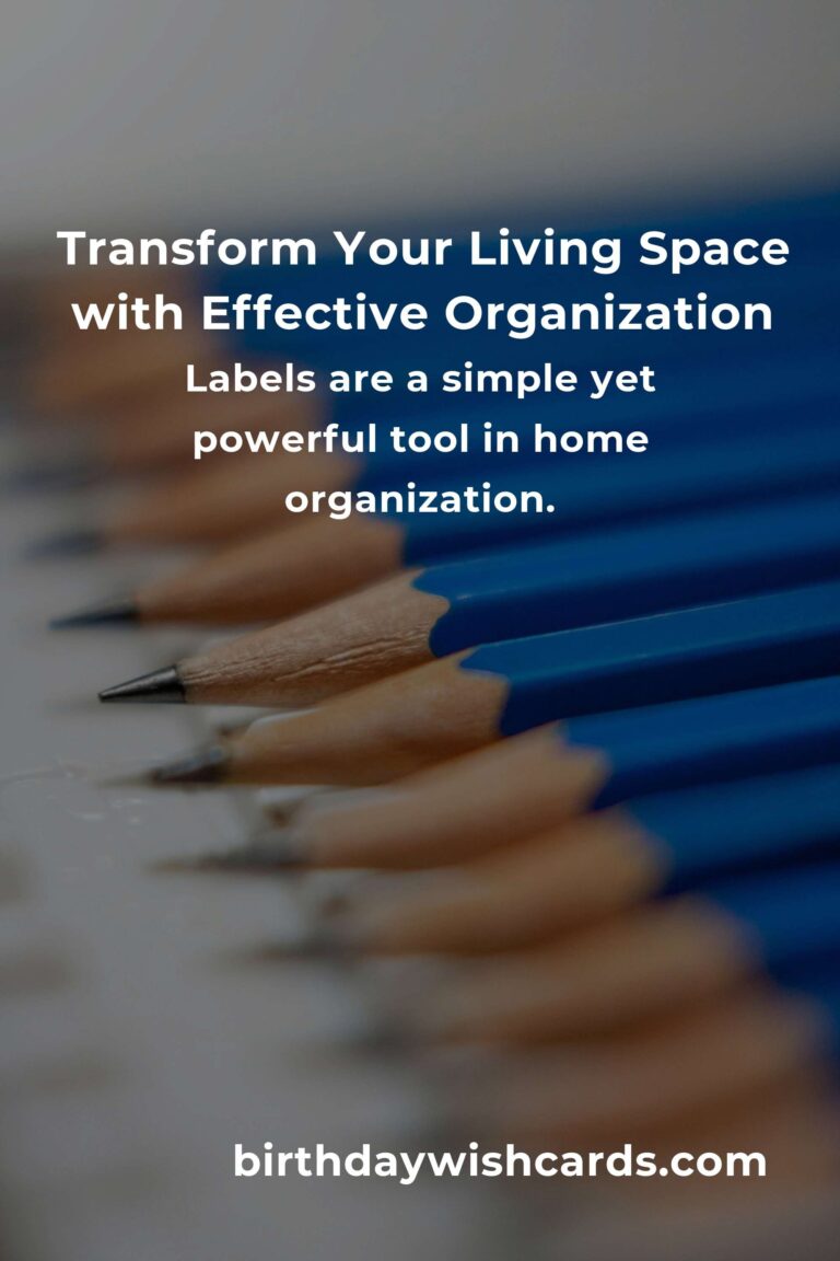 8 Essential Tips for Effective Home Organization