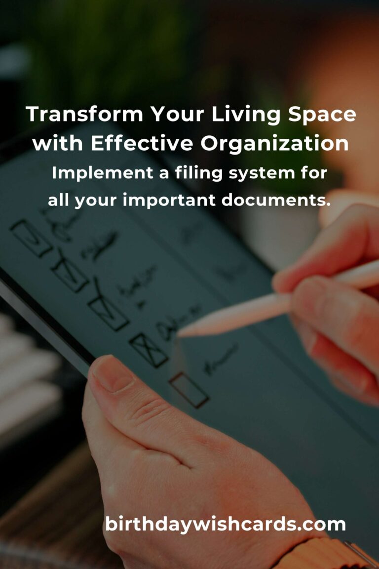 8 Essential Tips for Effective Home Organization
