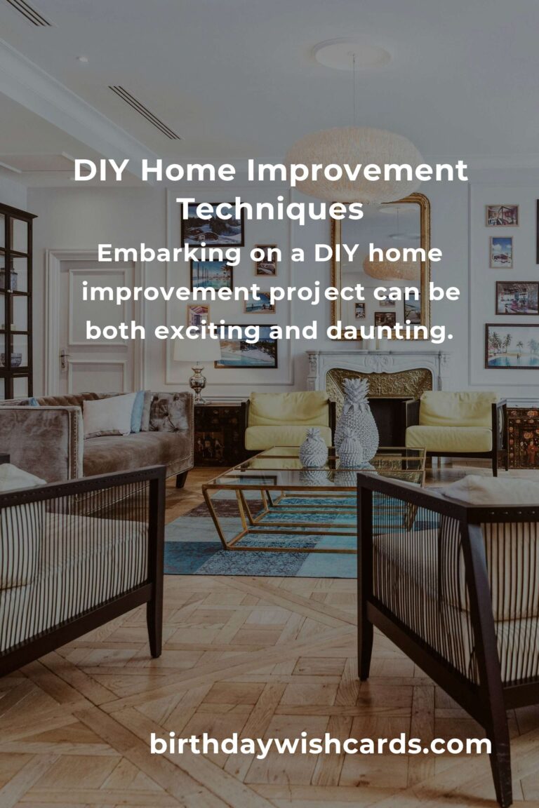 8 Essential Tips for Successful DIY Home Improvement Projects