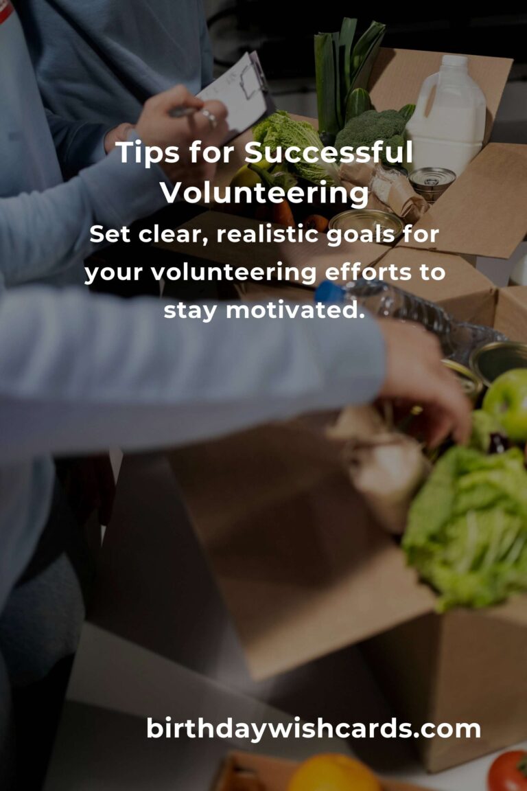 8 Essential Tips for Successful Volunteering