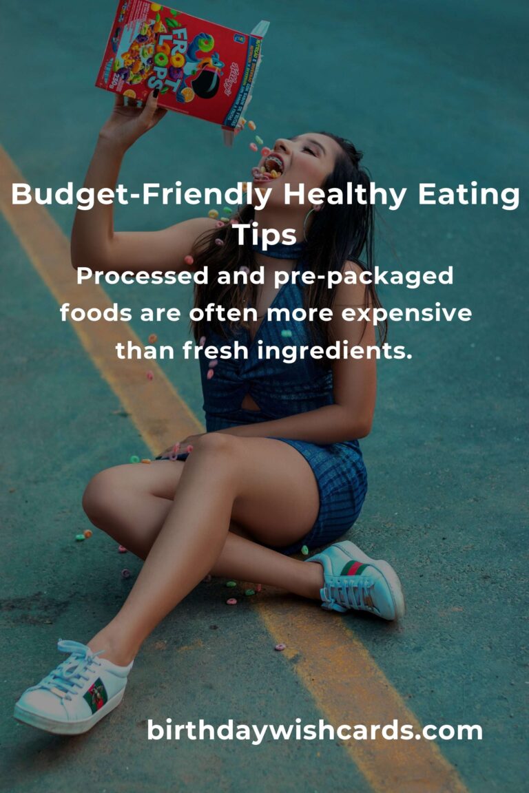 8 Tips for Budget-Friendly Healthy Eating