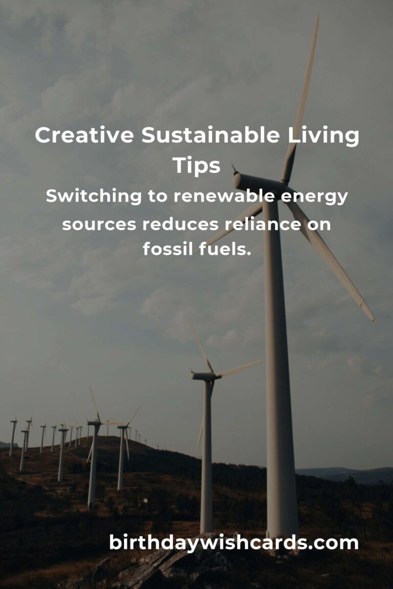 8 Tips for Creative Sustainable Living: Embrace Eco-Friendly Practices