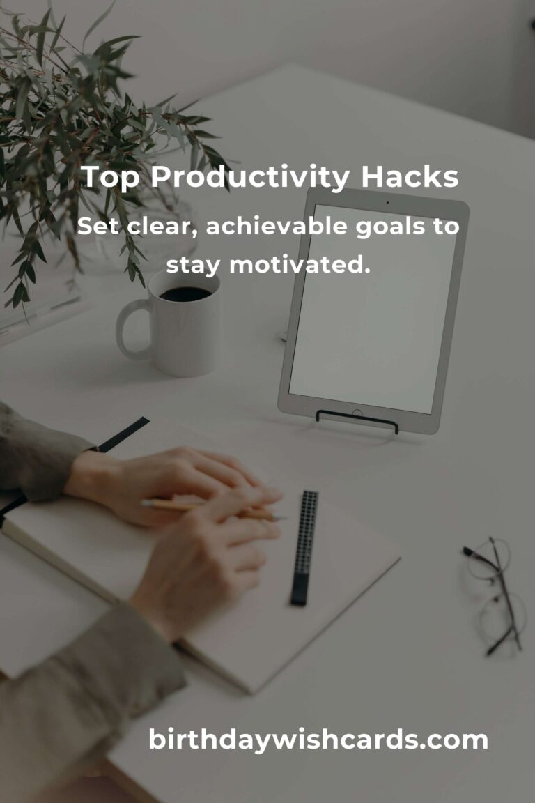 8 Tips for Practical Productivity Hacks to Enhance Your Efficiency