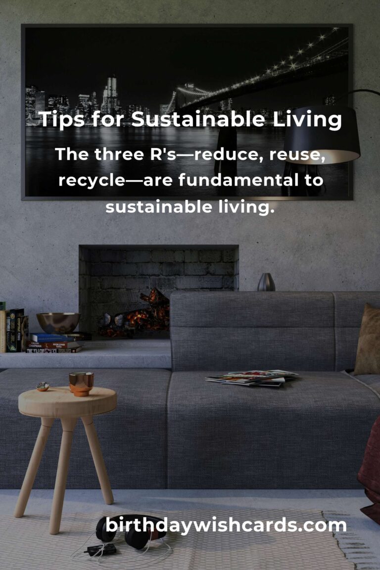 8 Tips for Quick Sustainable Living