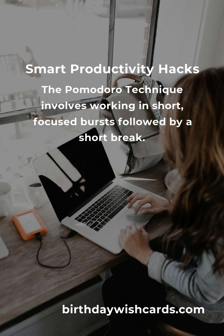 8 Tips for Smart Productivity Hacks to Maximize Your Efficiency