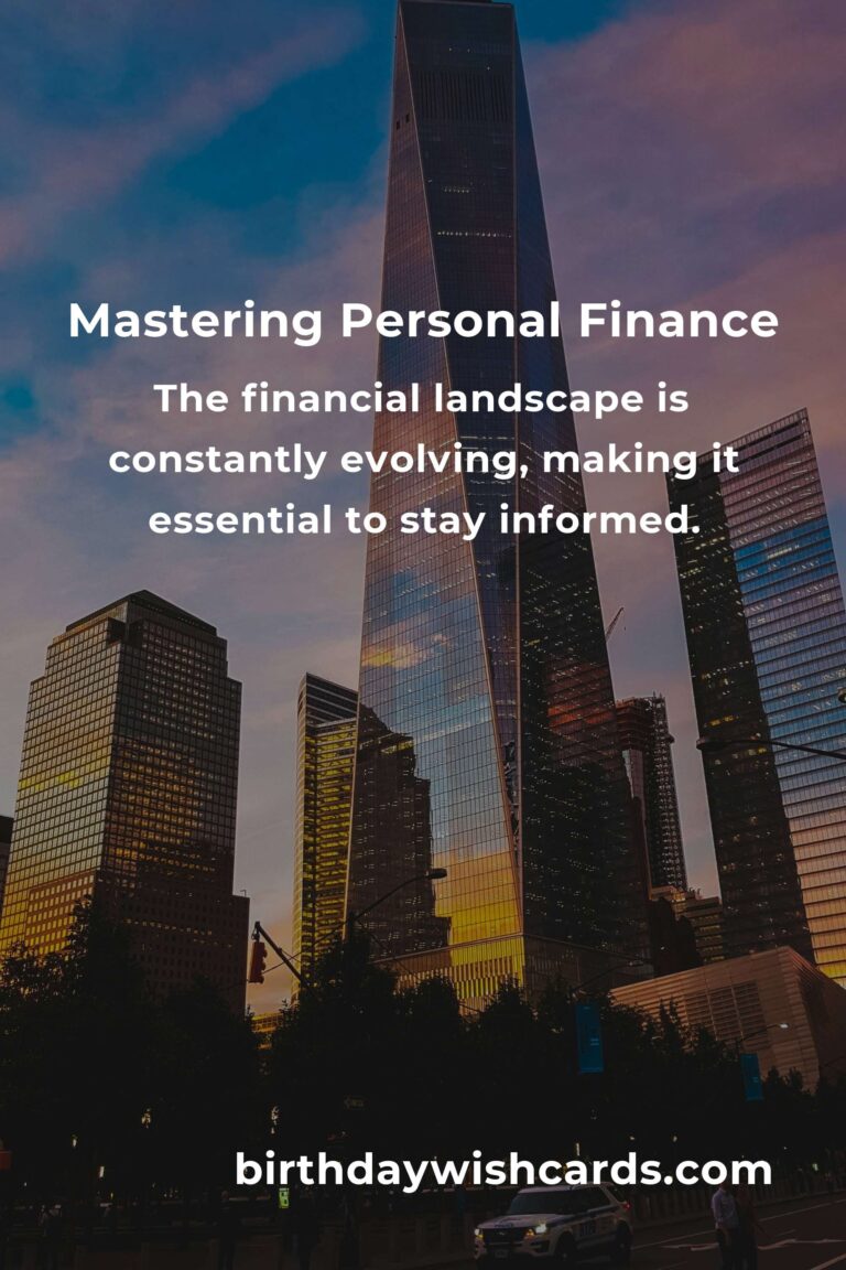 9 Essential Tips for Mastering Personal Finance