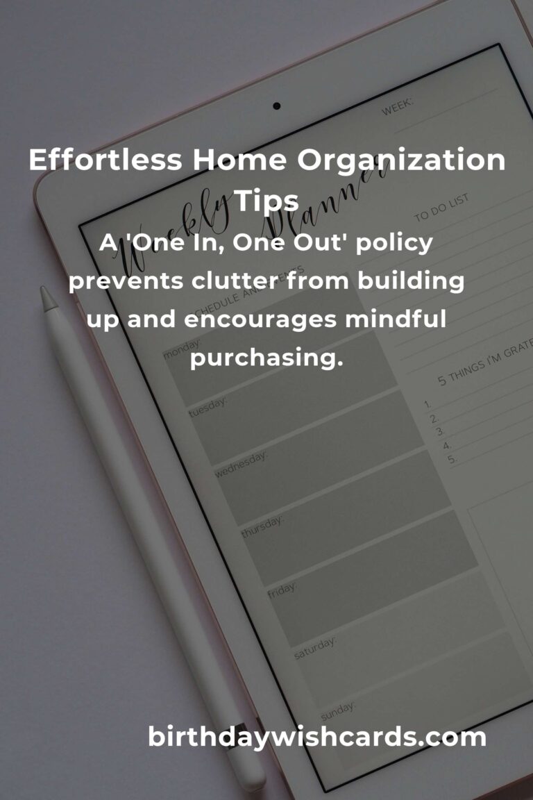 9 Practical Tips for Effortless Home Organization