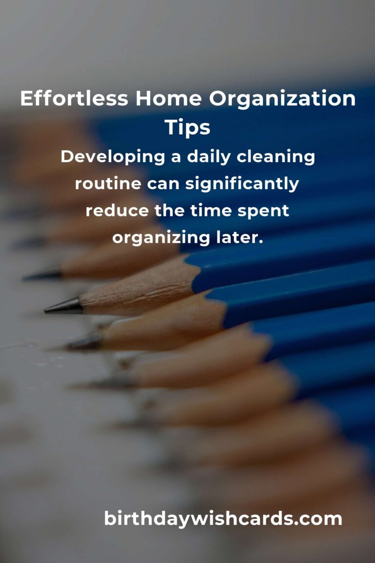 9 Practical Tips for Effortless Home Organization