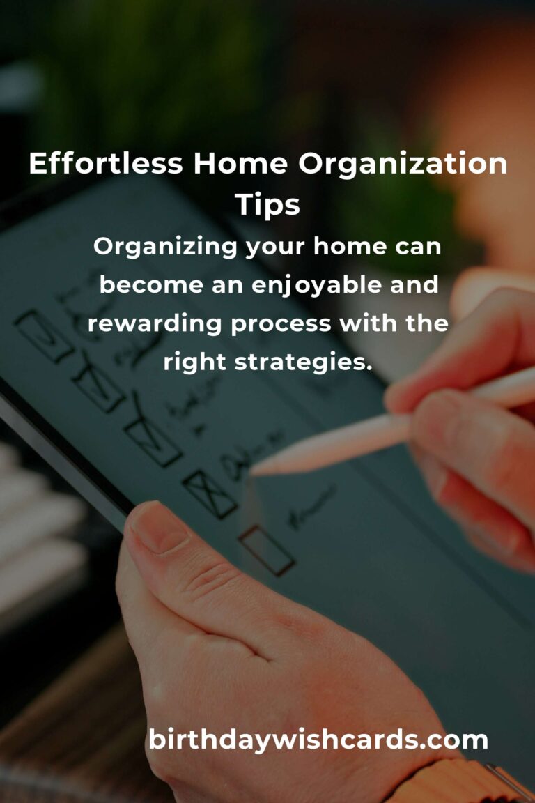 9 Practical Tips for Effortless Home Organization