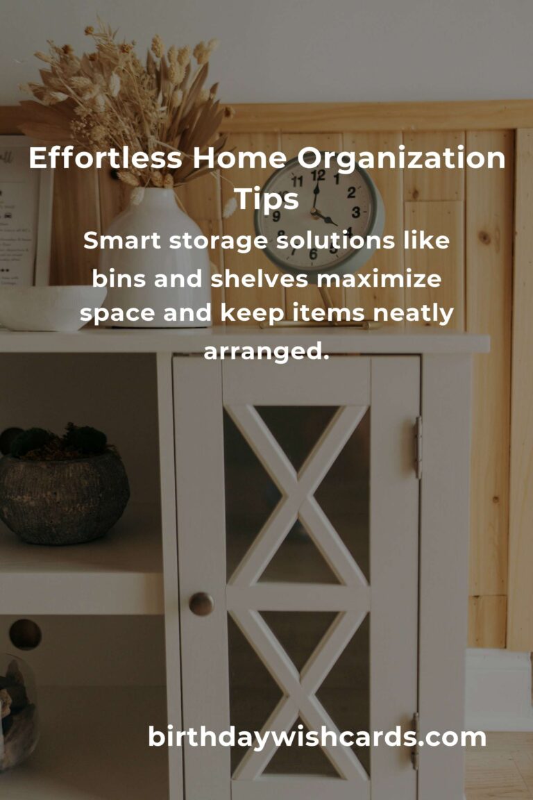 9 Practical Tips for Effortless Home Organization