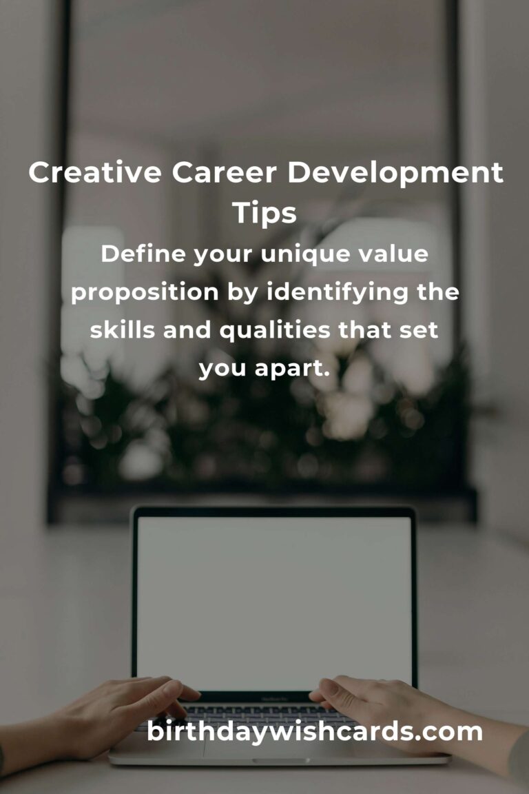9 Tips for Creative Career Development: Boost Your Success